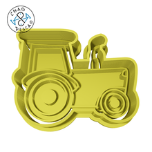 farm - construction cookie cutter fondant polymer clay gadget cupcake dumping truck excavator pastry birthday 3d print model - Mito3D