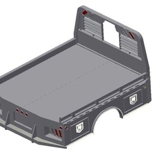 granja cama 1 24 escala dualmente recoger camión 3d impresión 3d print model - Mito3D
