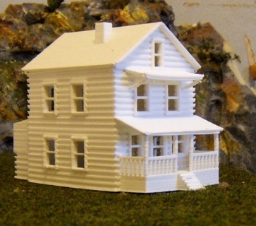 ferme maison Minnesota lamberton échelle diorama modèle train ville village 1 160 bâtiment 3d print model - Mito3D