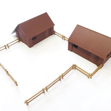 masía de la arquitectura campo oldtime madera naturaleza a los animales casa granja 3d print model - Mito3D