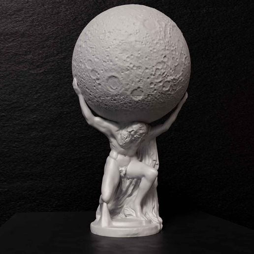 farnese atlas lamp 3D print model - Mito3D