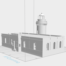 faro cabezas san juan fajardo puerto rico architecture lighthouse 3d print model - Mito3D
