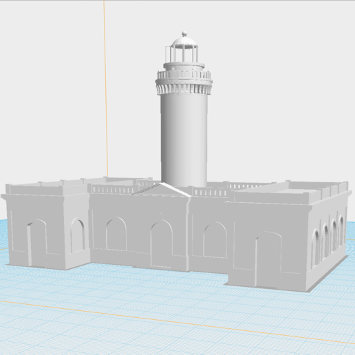 faro caja muertos architecture muerto puerto rico ponce lighthouse 3D print model - Mito3D