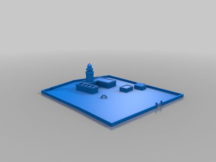 faro Gentleman Menorca Leuchtturm scannt Repliken 3d print model - Mito3D
