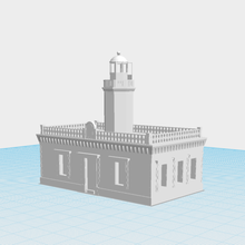 faro punta higuero Architektur puerto rico rincon Leuchtturm 3d print model - Mito3D