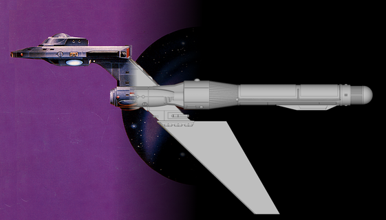 fasa starfleet intelligence ship bladeship spy manual claymore kit bash miniatures model parts spaceship star trek starship toy vehicles 3d print model - Mito3D