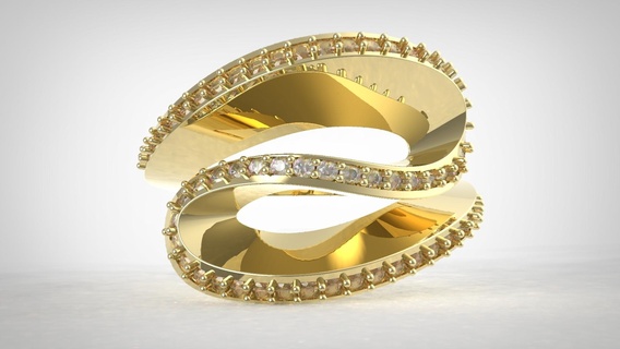 moda anel argolas gema 3dprinting joalheria stl Projeto 3d melhor impressão modelo compras pedra menina pera ouro noivado 3d print model - Mito3D