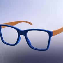 moda Sol óculos 3d impressão oculos escuros 3d print model - Mito3D