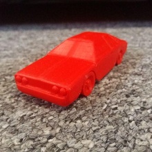 rápido coche vehiculo juguete carrera deriva toyota viejo contador impresión in sitio multicolor doble extrusora dualcolor 3d print model - Mito3D