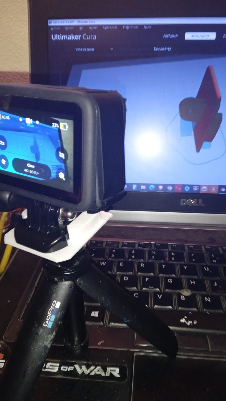 rápido acortar retaco gopro herramientas cámara 3D print model - Mito3D