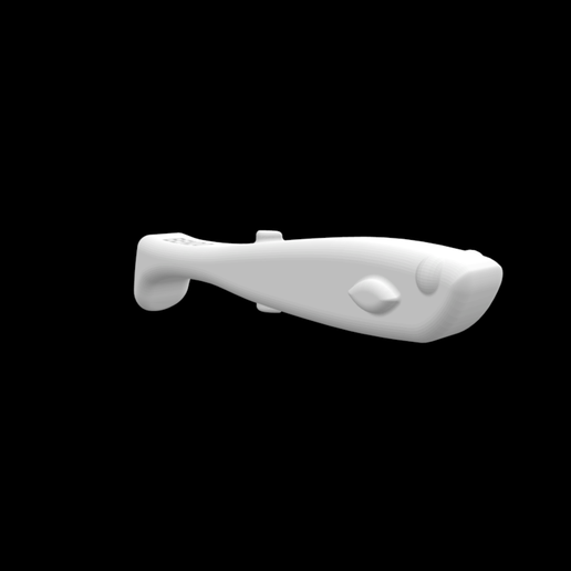 fat bendo fishing lure mold 3D print model - Mito3D