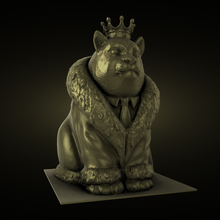 fat cat 3d print model - Mito3D