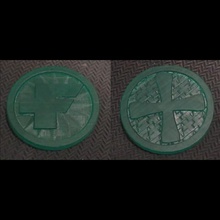 fate campaign coins game rpg token tokens role-playing tabletop 3d print model - Mito3D