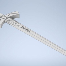 fate stay night - excalibur game cosplay arthur prop toy 3d print model - Mito3D