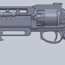 fatebringer art coolthing wow incredibile stand gringer destino l'arma la pistola 3d print model - Mito3D