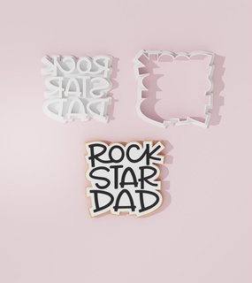 father's day 11 cookiecutter cookie cutters family cutter designs baking tools pastry sugarpaste custom diy seasonal father love dad 3d print model - Mito3D