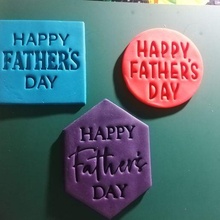 father's day cookie cutter fathers 3d print model - Mito3D