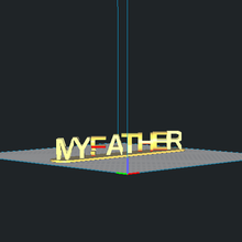 father art zaxdezignz myfather hesmygod 3d ambiguous illusion zaxdezignzcom 3d print model - Mito3D