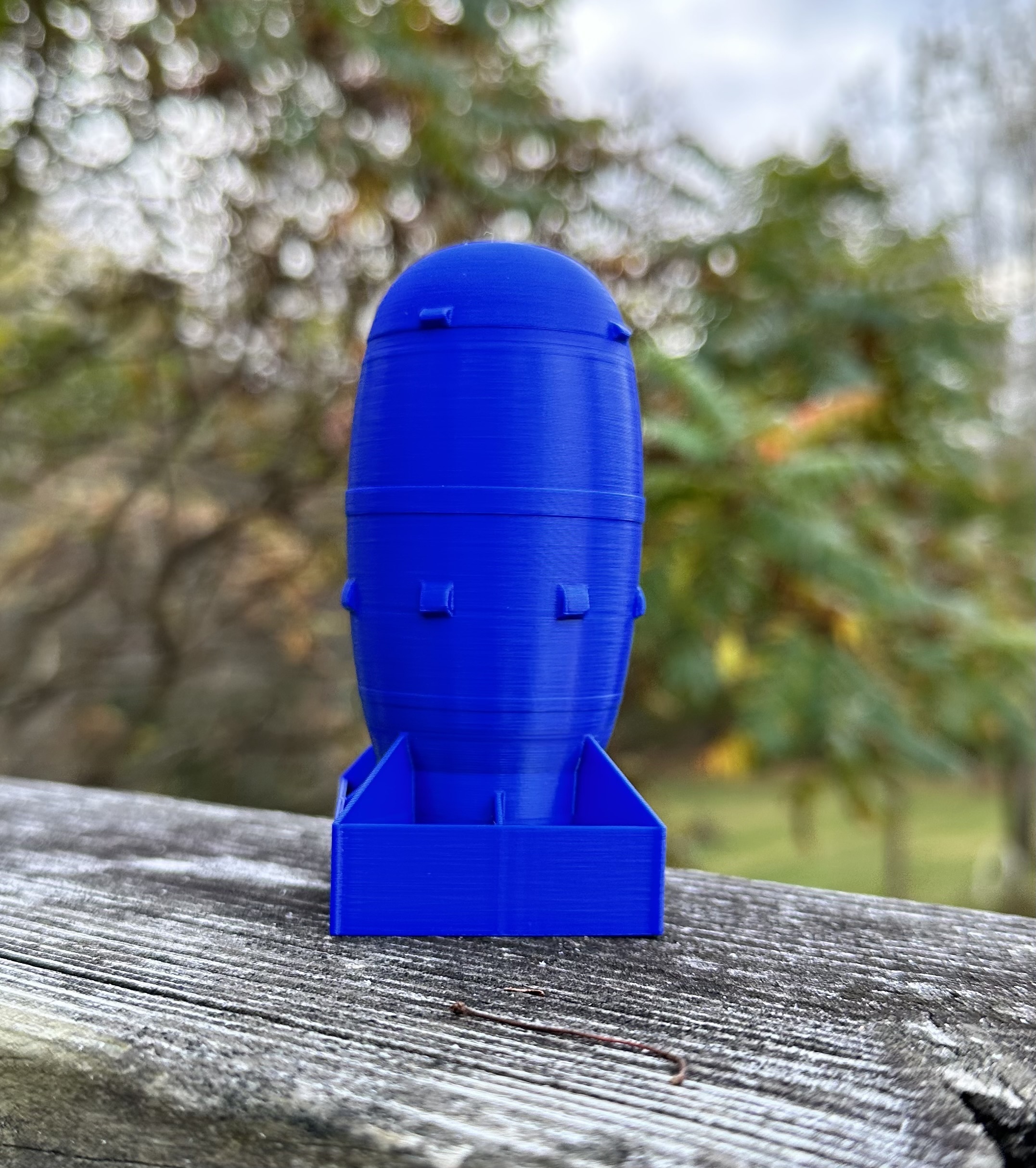 şişman adam saklamak kavanoz bomba oyuncak 3D print model - Mito3D