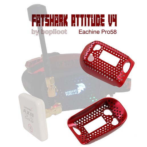 fatshark attitude v4 pro58 cover various fpv diversity eachine 3D print model - Mito3D