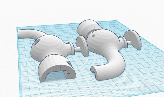 Wasserhahn Ladegerät Vertikel Gebäude Strukturen Architektur Haus 3d print model - Mito3D