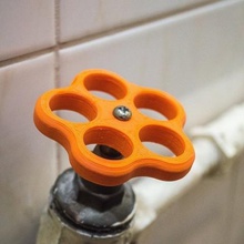 faucet handle home bathroom 3d print model - Mito3D