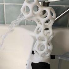 faucet organic design shape tap kitchen bathroom decoration creative inspired bio 3d print model - Mito3D
