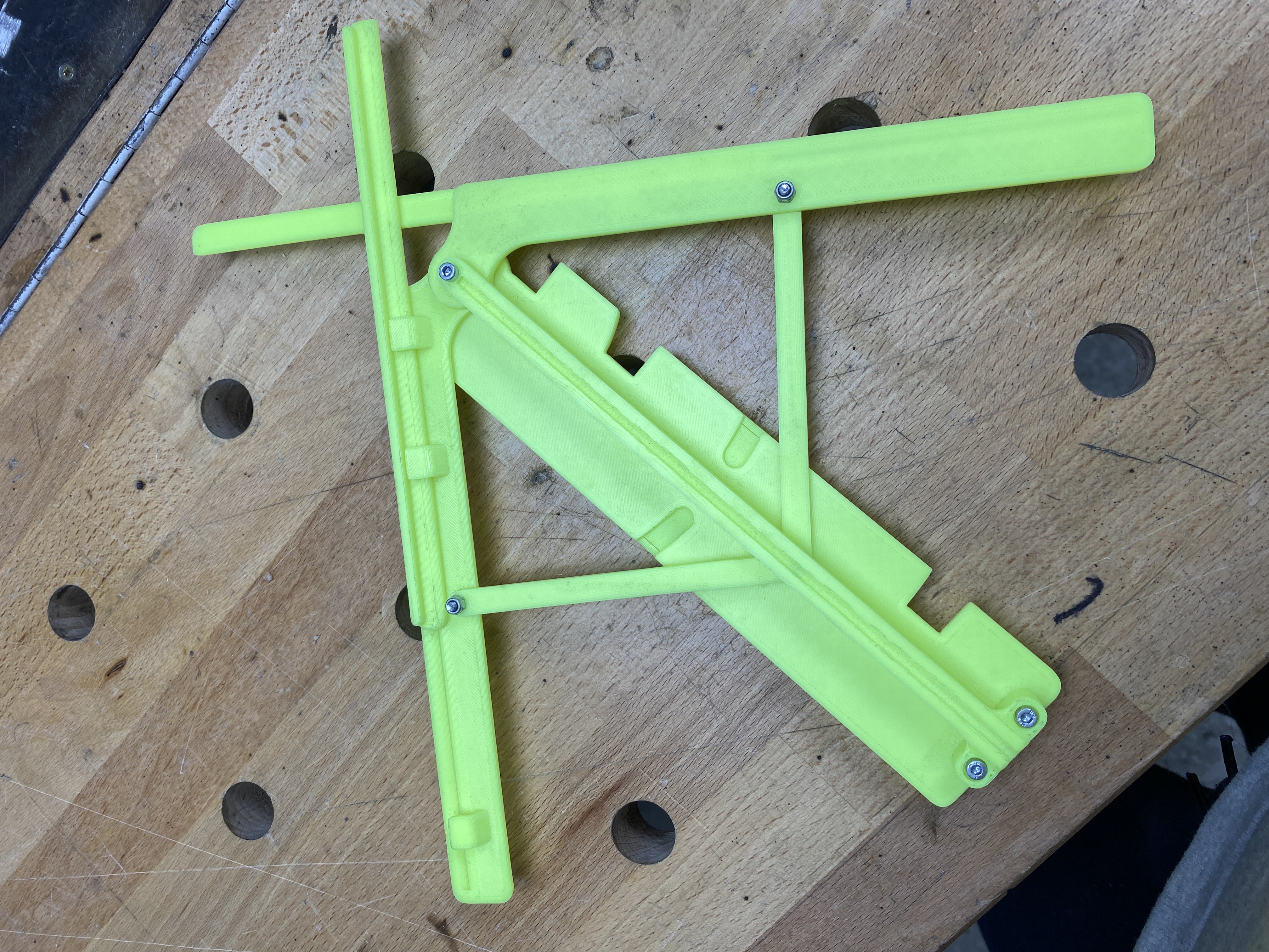 impostore querre versare demi angle sur scie tab carpenteria bois angolo 3D print model - Mito3D