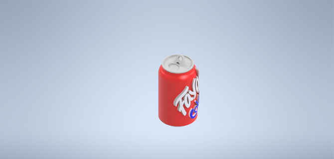 faygo cola charm keychain soda 3d print model - Mito3D