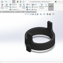 fc3s giro señal Reiniciar anillo nrg corto cubo mazda rx7 3d print model - Mito3D
