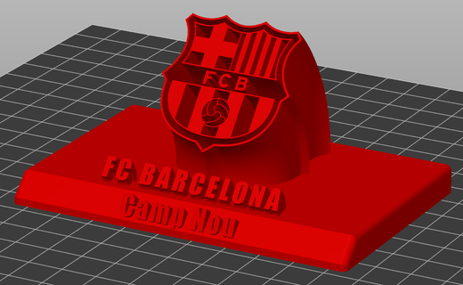 fc barcelona decoração filme maravilha dc vingadores jogos homem Ferro futebol barco Lewandowski 3d print model - Mito3D