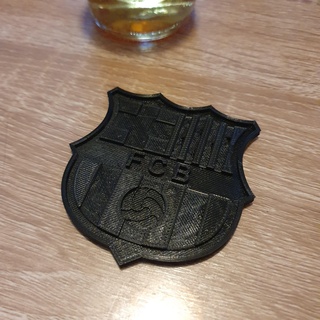 fc barcelona bardak altlığı bar Messi Futbol altlıkları bira alkol İçmek ispanya 3d print model - Mito3D