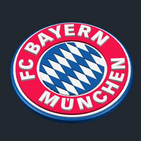 fc bayern mnchen logo vari 3D print model - Mito3D