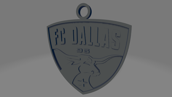 fc Dallas chaveiro mls principal liga futebol futbol chaves lembrança presente esporte EUA Canadá América llavero anel clube 3d print model - Mito3D