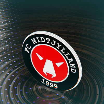 fc jutland centrale alto risoluzione stl calcio logo 3d print model - Mito3D