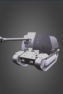 fcm 36 pacote 40 ww ii tanque combate Panzer 3d print model - Mito3D