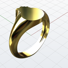 fcp anel 3d sla dlp ouro prata fio mulher luxo diamante arte moda 3d print model - Mito3D