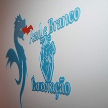 fcporto azul branco dragao Dragão 3d print model - Mito3D