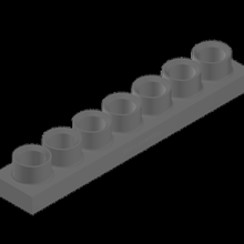 fcrc printed 3 8 socket bit style holder tool box 3d print model - Mito3D