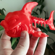 fear no fish support free art toys toy stl sculpture logo gaming games game fishing easy print customized cosplay cool action figure 3d slash printer model 3d print model - Mito3D