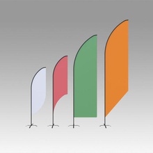 feather banner Spiel Baumwolle willkommen andere architektonische business Streifen flagstaff dynamisch ist fahnenmast flag 3d print model - Mito3D