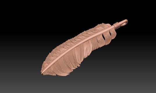 feather model feather model  3d print model - Mito3D