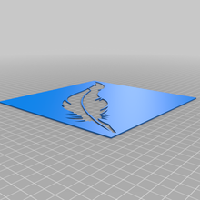 kuş tüyü şablon art_tools 3d print model - Mito3D