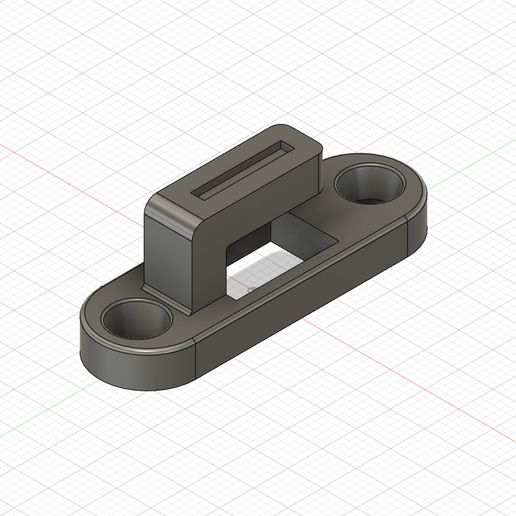 fecho trinco porta sanfonada 3D print model - Mito3D