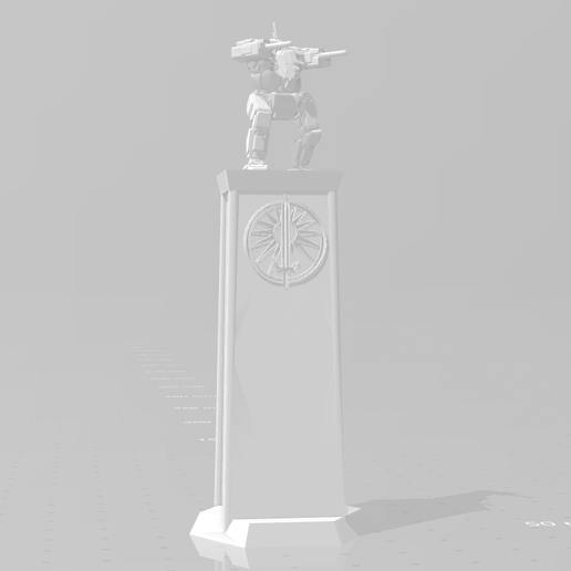 federated suns monument 3D print model - Mito3D