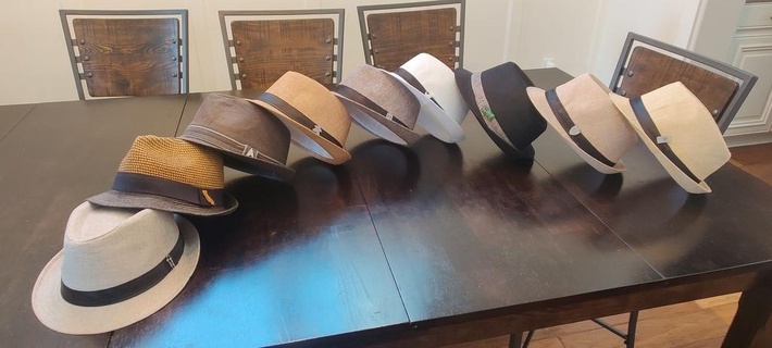 fedora chapéu ímãs magnético feltro acessórios adereços moda 3d print model - Mito3D