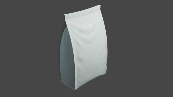 feed bag - container food packaging plastic 3d print model - Mito3D