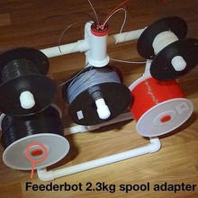 feederbot spool adapter tool filament 3d printer accessories 3d print model - Mito3D
