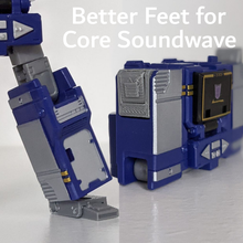 feet core class soundwave 3d print model - Mito3D