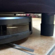 feet raisers ikea gressvik bed home household vacuum robot hack hacksaw foot 3d print model - Mito3D